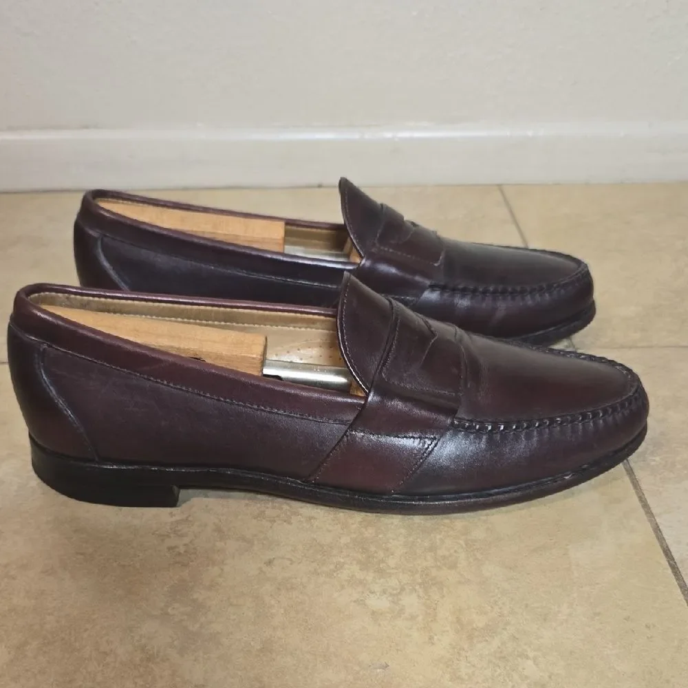 Allen Edmonds Rich Brown Leather Slip-Ons